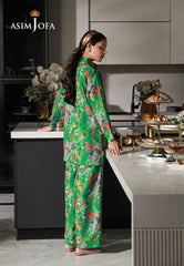 Asim Jofa Lounge Wear Ajlw-03 Cross Weave 2 Pcs