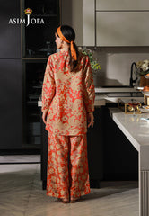 Asim Jofa Lounge Wear Ajlw-01 Cross Weave 2 Pcs