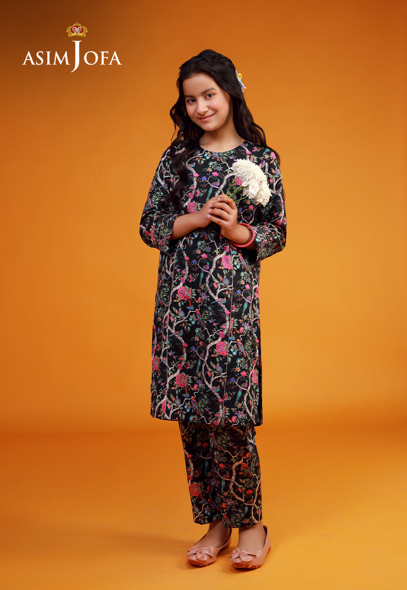 Asim Jofa Kids Pret 25 Ajkp-06 Stitched Printed Cambric 2 Pcs
