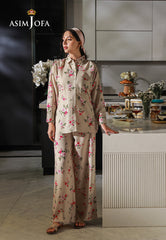 Asim Jofa Lounge Wear Ajlw-06 Cross Weave 2 Pcs