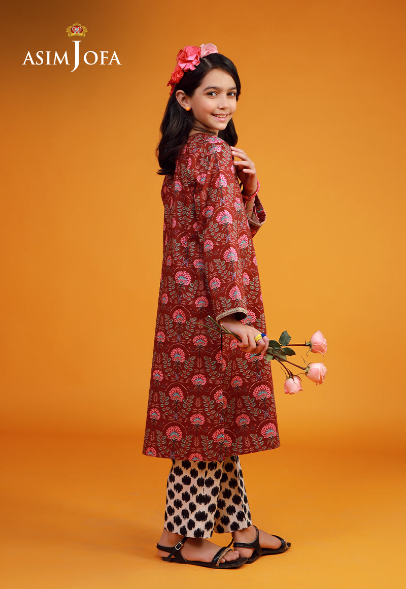 Asim Jofa Kids Pret 25 Ajkp-03 Stitched Printed Cambric 2 Pcs