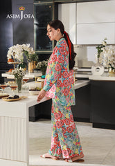 Asim Jofa Lounge Wear Ajlw-02 Cross Weave 2 Pcs