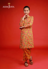 Asim Jofa Kids Pret 25 Ajkp-09 Stitched Printed Cambric 2 Pcs