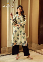 Asim Jofa Silk Symphony Ajss-01 Printed Raw Silk 1Pc