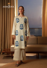 The Minimal Pret By Asim Jofa Stitched 2 Piece Cambric Collection-AJPB-176