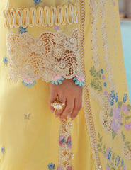 Gulmina Unstitched 3 Piece Luxury Lawn Vol-01 Suit-Daffodils
