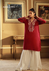 Asim Jofa Essential Pret Drop 5 Ajfv-07 Embroidered Cambric 1Pc