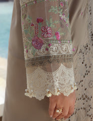 Gulmina Unstitched 3 Piece Luxury Lawn Vol-01 Suit-Mahay