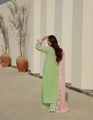 Gulmina Unstitched 3 Piece Luxury Lawn Vol-01 Suit-Gardenia