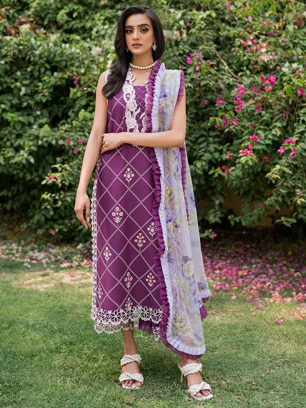 Wisteria by Roheenaz Unstitched 3 Piece Summer Lawn V-II Collection'2023-26-B-Dilara