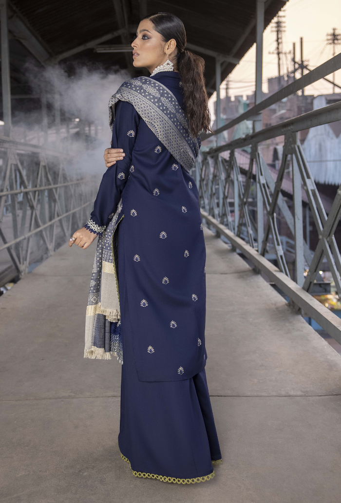 Rahgeer By Humdum Unstitched 3 Piece Emb Wool Winter Collection'2024-D-05