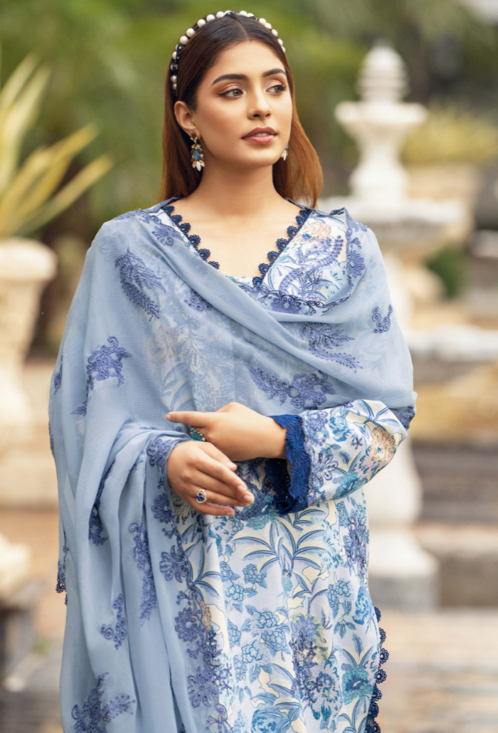 Diva By Humdum Unstitched 3 Piece Emb Karandi Collection'2024