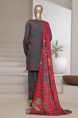 Sada Bahar Stitched 3 Piece Printed Cotton With Farshi Shalwar Vol-02 Collection'2025-FS-270-Atishi