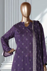 Bin Saeed Stitched 3 Piece Exclusive Printed Lawn Vol-02 Suit-LSM-2775-PURPLE