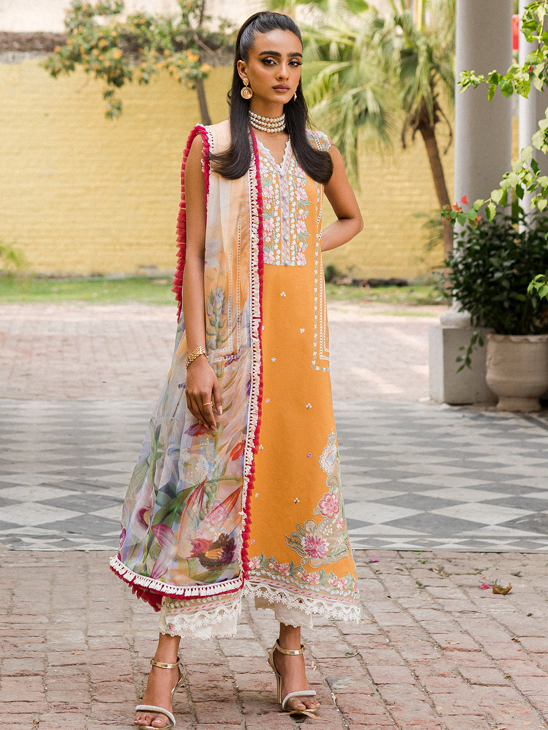 Wisteria by Roheenaz Unstitched 3 Piece Summer Lawn V-II Collection'2023-27-A-Elaheh