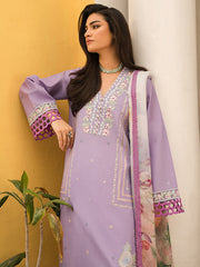 Wisteria by Roheenaz Unstitched 3 Piece Summer Lawn V-II Collection'2023-27-B-Giti