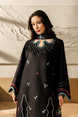 Mistfall By Panache Apparel Stitched 2-3 Piece Emb Cotton Ramadan Edit Suit-Chroma