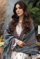 Denara By Humdum Unstitched 3 Piece Winter Shawl Collection'2024