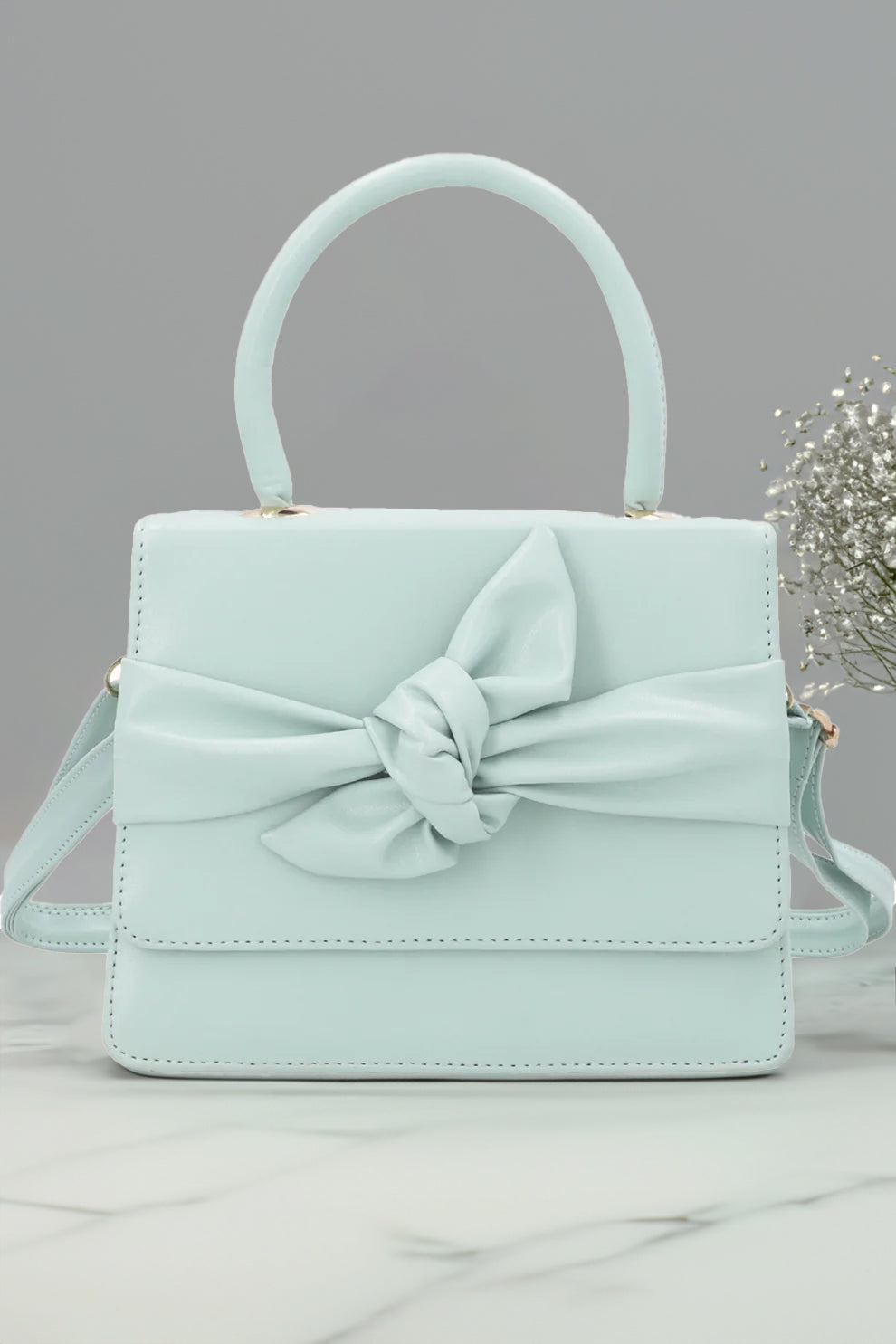 Fineur Handbag ElleKnot - Cyan