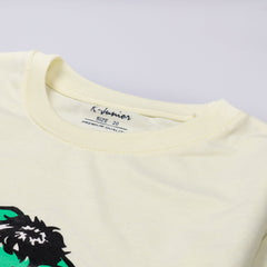 Kjunction Boys Half Sleeves-Printed T-Shirt (Hulk)