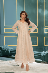 Manahils Stitched Luxury Pret-BLUSHING BREEZE