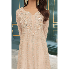Manahils Stitched Luxury Pret-BLUSHING BREEZE