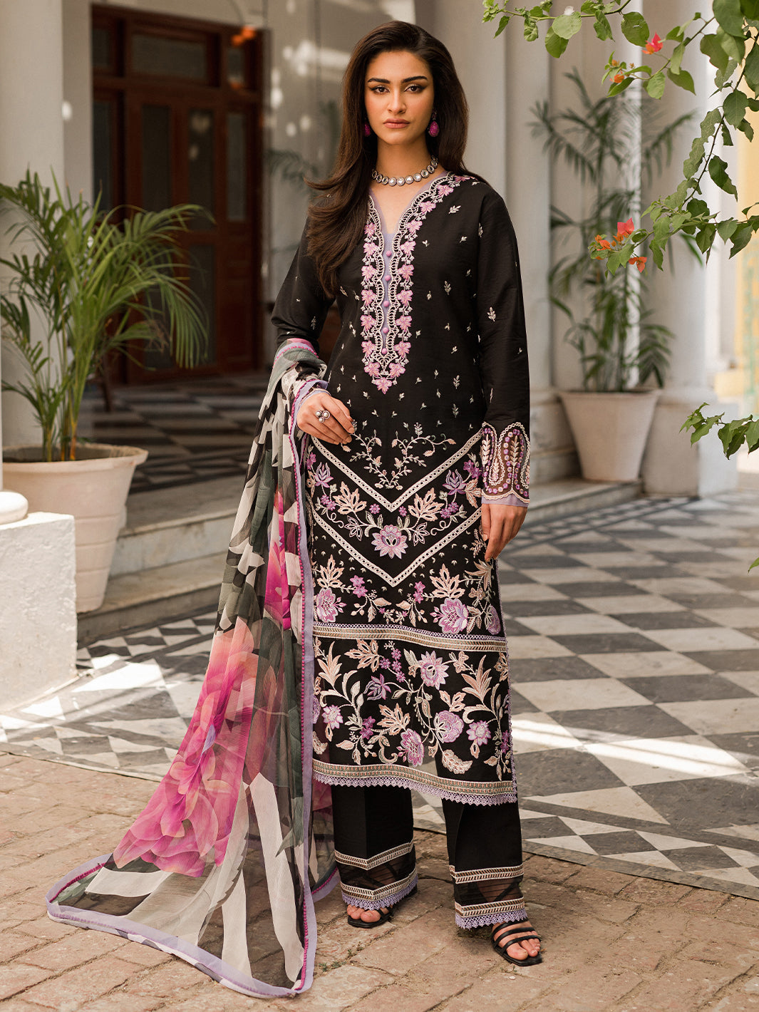 Wisteria by Roheenaz Unstitched 3 Piece Summer Lawn V-II Collection'2023-28-B-Hayat