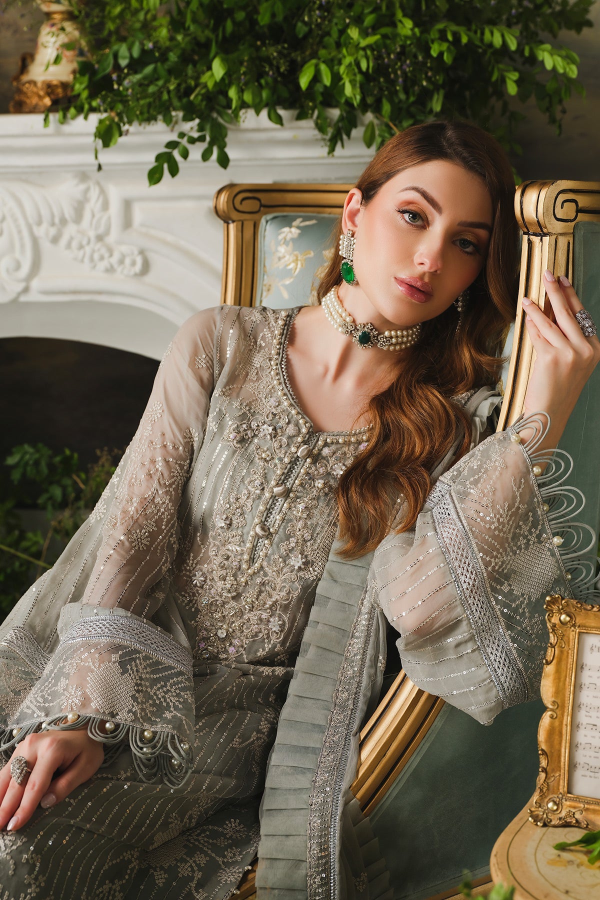 Ayla Paras By Pasha Unstitched 3 Piece Luxury Formals Collection'2024-PR101  : Stargaze