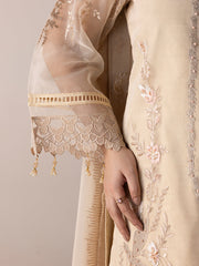 AURAPRET By Zebtan Stitched 3 Piece Luxury Formals Collection'2026-Aurapret-07 | 3 Piece Embroidered Organza Suit