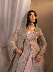 Anayra Amal - Zeenia - Lilac Lehenga Choli With Front Open Jacket Bridal