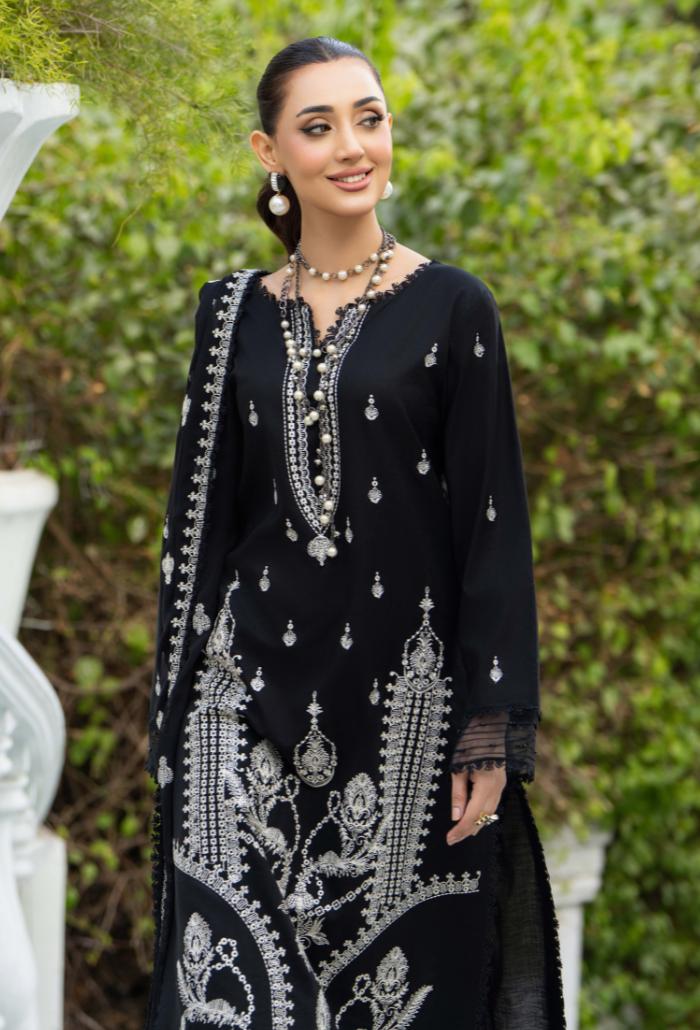 Aviva By Humdum Unstitched 3 Piece Emb Lawn Collection-D-07