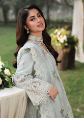 Tales Of Petals By Sardinia Unstitched 3 Piece Luxury Summer Suit-OCEAN WAVES