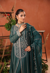 Heer By Humdum Stitched 3 Piece Formals Vol-02 Collection'2025-D03