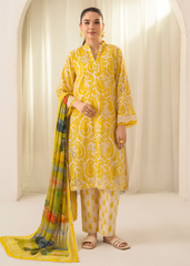 Solace By Meerak Stitched Chikankari Lawn Suit-DL 05