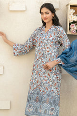 Shehrnaaz By Tawakkal Unstitched 3 Piece Emb Lawn Suit-D-2951