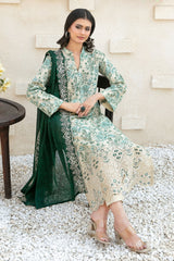 Shehrnaaz By Tawakkal Unstitched 3 Piece Emb Lawn Suit-D-2955