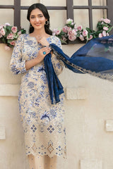 Shehrnaaz By Tawakkal Unstitched 3 Piece Emb Lawn Suit-D-2956