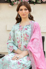 Shehrnaaz By Tawakkal Unstitched 3 Piece Emb Lawn Suit-D-2957