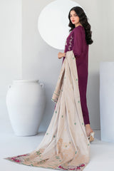 Abdar By Tawakkal Unstitched 3 Piece Emb Lawn Suit-D-2966