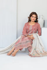 Abdar By Tawakkal Unstitched 3 Piece Emb Lawn Suit-D-2967