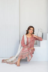 Abdar By Tawakkal Unstitched 3 Piece Emb Lawn Suit-D-2967