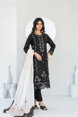 Abdar By Tawakkal Unstitched 3 Piece Emb Lawn Suit-D-2968