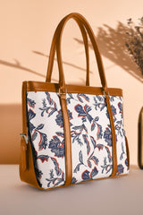 Fineur Strap Canvas Tote Fineur Ocean Leaf