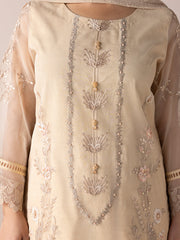 AURAPRET By Zebtan Stitched 3 Piece Luxury Formals Collection'2026-Aurapret-07 | 3 Piece Embroidered Organza Suit