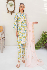 Ziva By Humdum Unstitched 3 Piece Printed Lawn Collection-D09