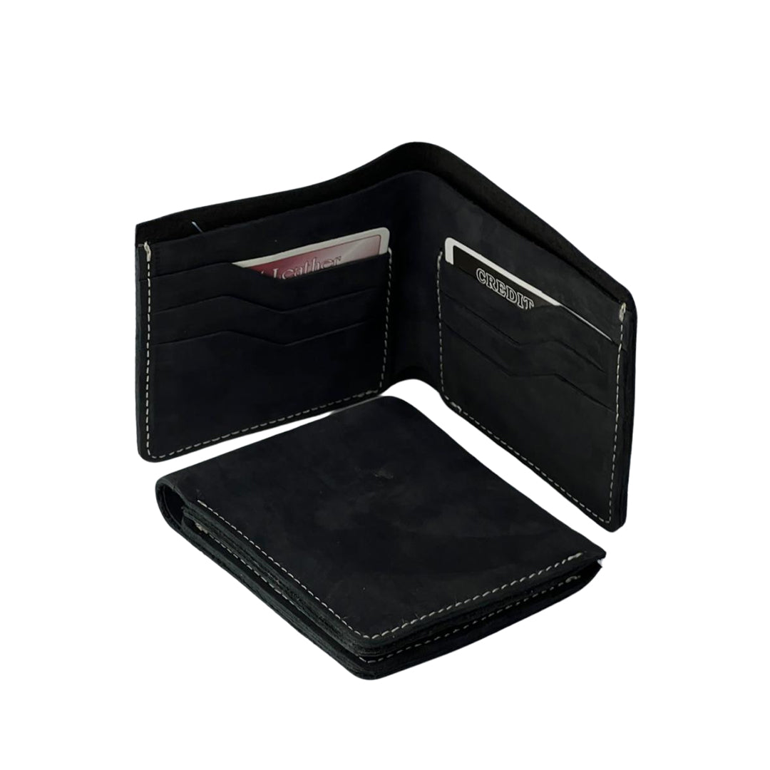 Bag X Leather Wallet  Nubuck Black