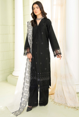 Baad e Baharaan By Humdum Unstitched 3 Piece Emb Lawn Collection'2024-D-06