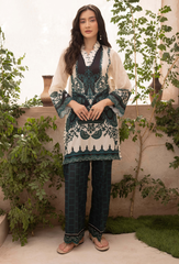 A La Mode By Humdum Unstitched 2 Piece Printed Lawn Vol-02 Collection'2024-D-06