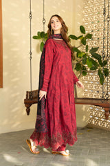 Panache Apparel-Stitchied Winter Suit-Merlot