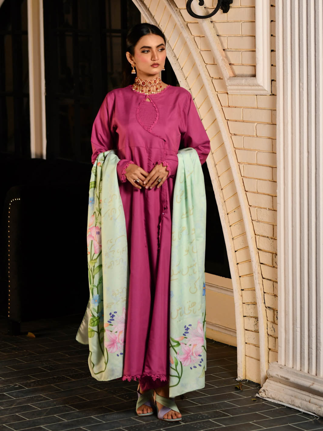 Tng By Md Stitched Collection-Aseera 2 Piece Frock